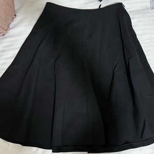 Prada A-Line Skirt in Black